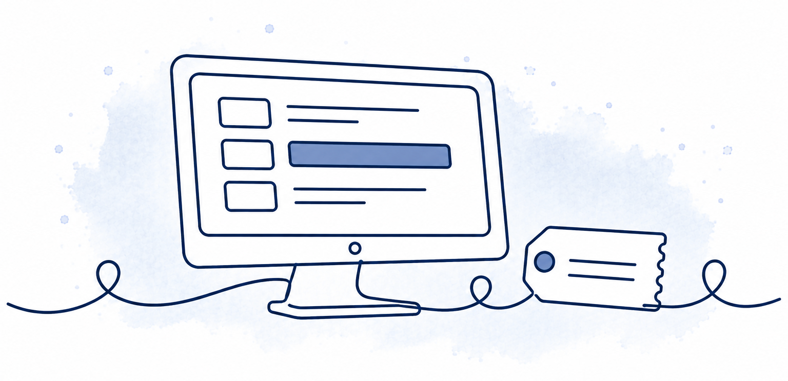 Decorative element 1 of the Service Desk Template