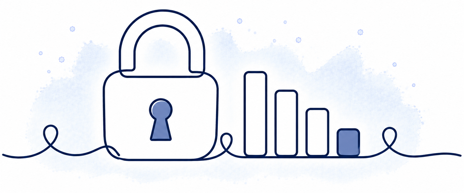 Decorative element 1 of the Information Security Template