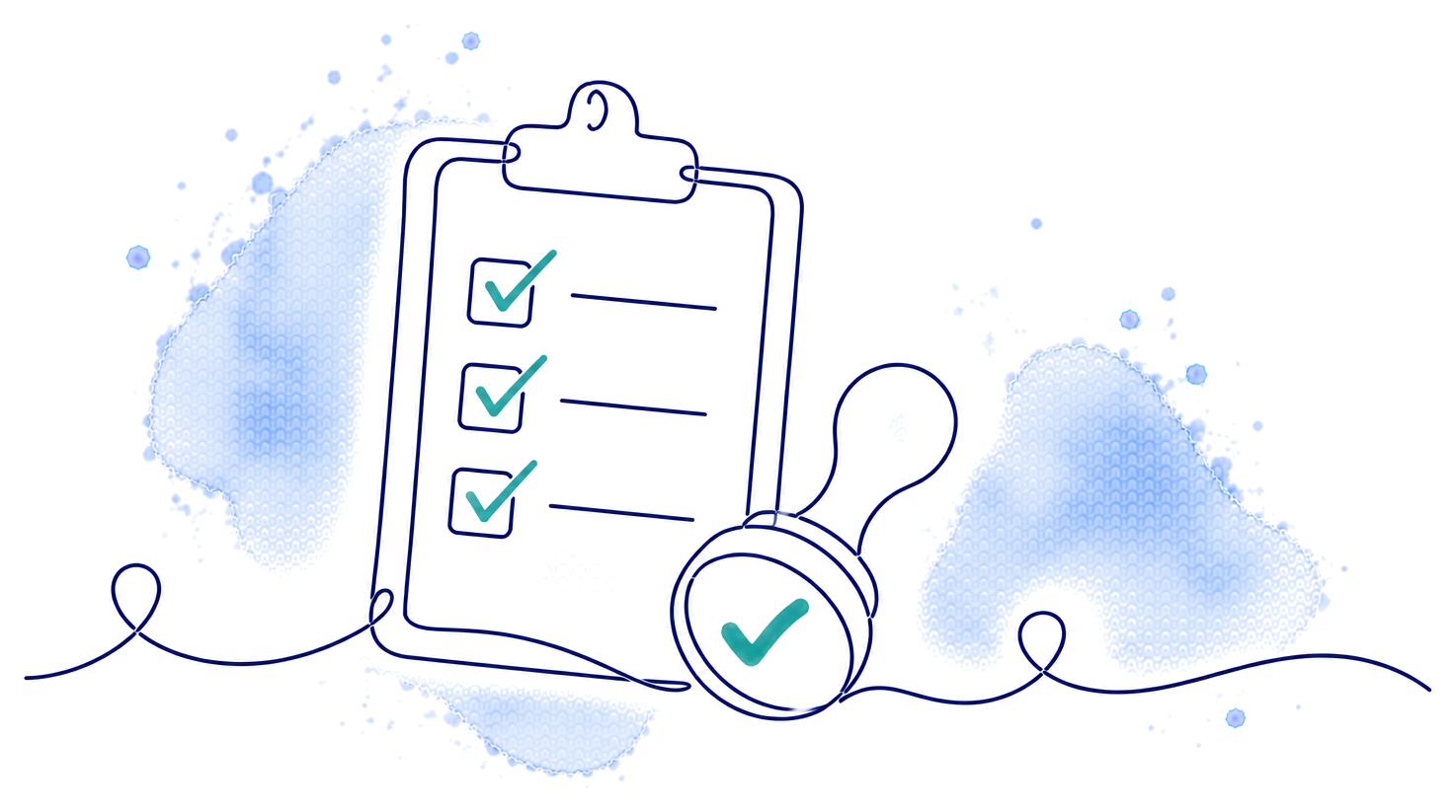 Decorative element 1 of the Quality Assurance Template