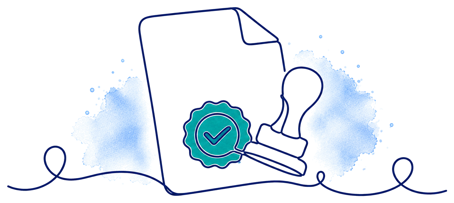 Decorative element 1 of the Compliance Template
