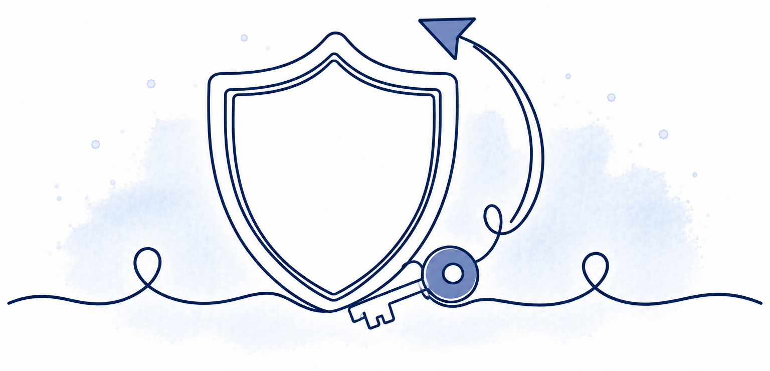Decorative element 2 of the Information Security Template
