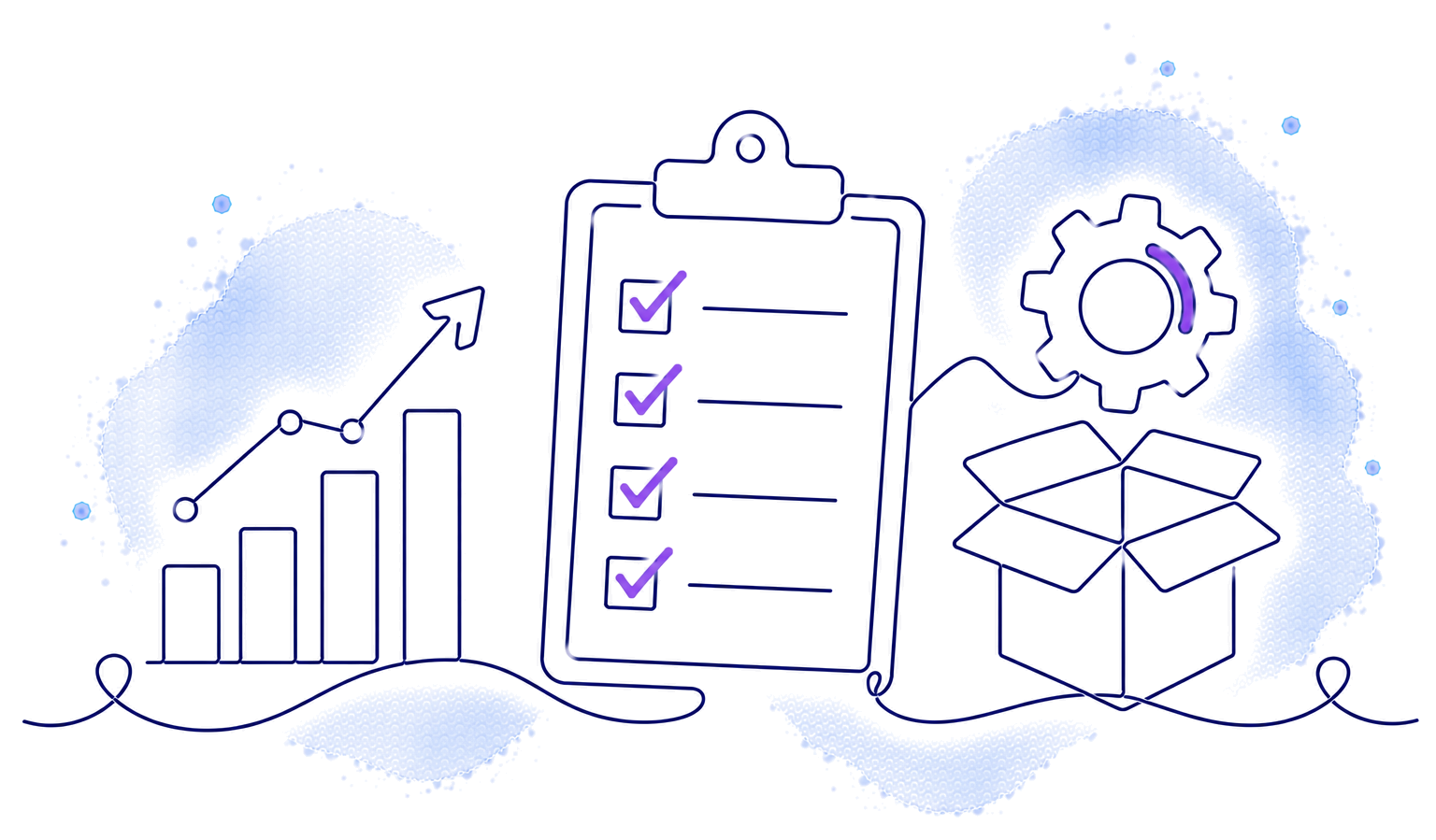 Decorative element 2 of the Operations Dashboard Template