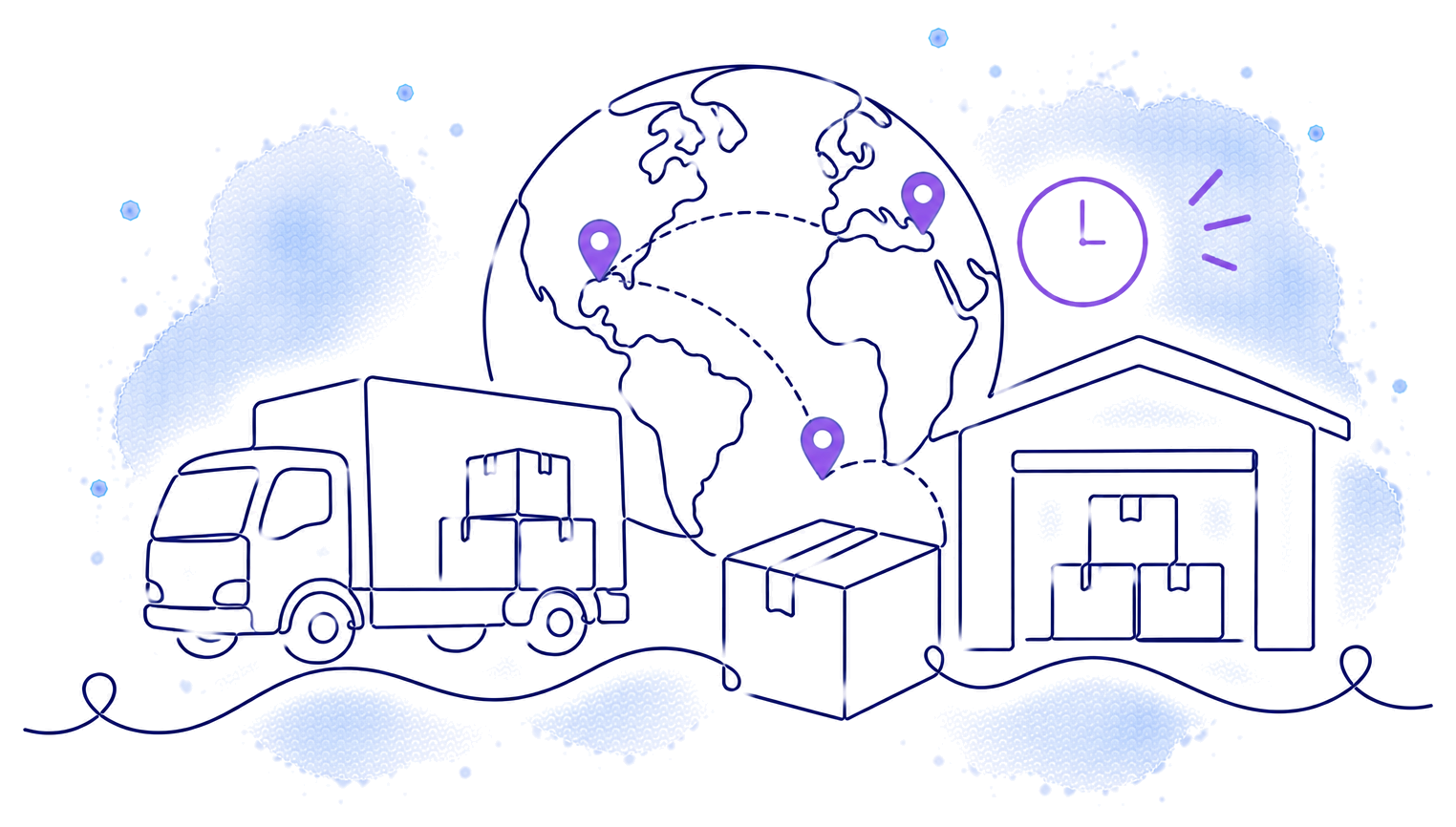 Artwork of the Logistics 360 Template