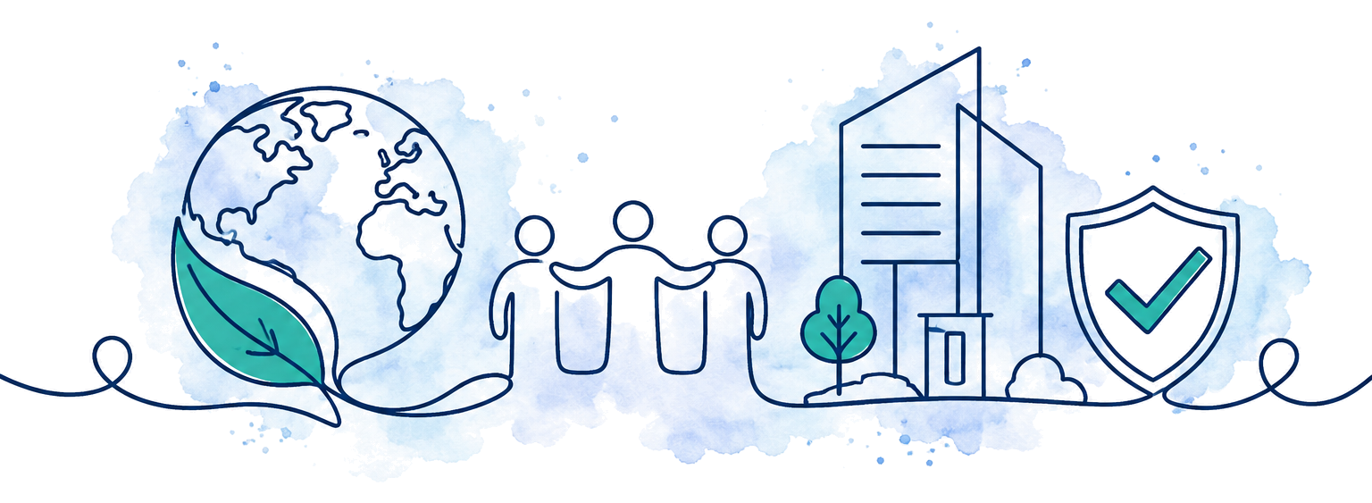 Artwork of the ESG — Environmental, Social and Governance Template