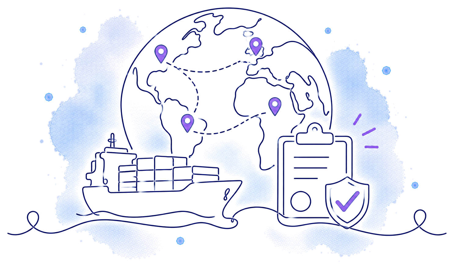 Artwork of the International Trade Template